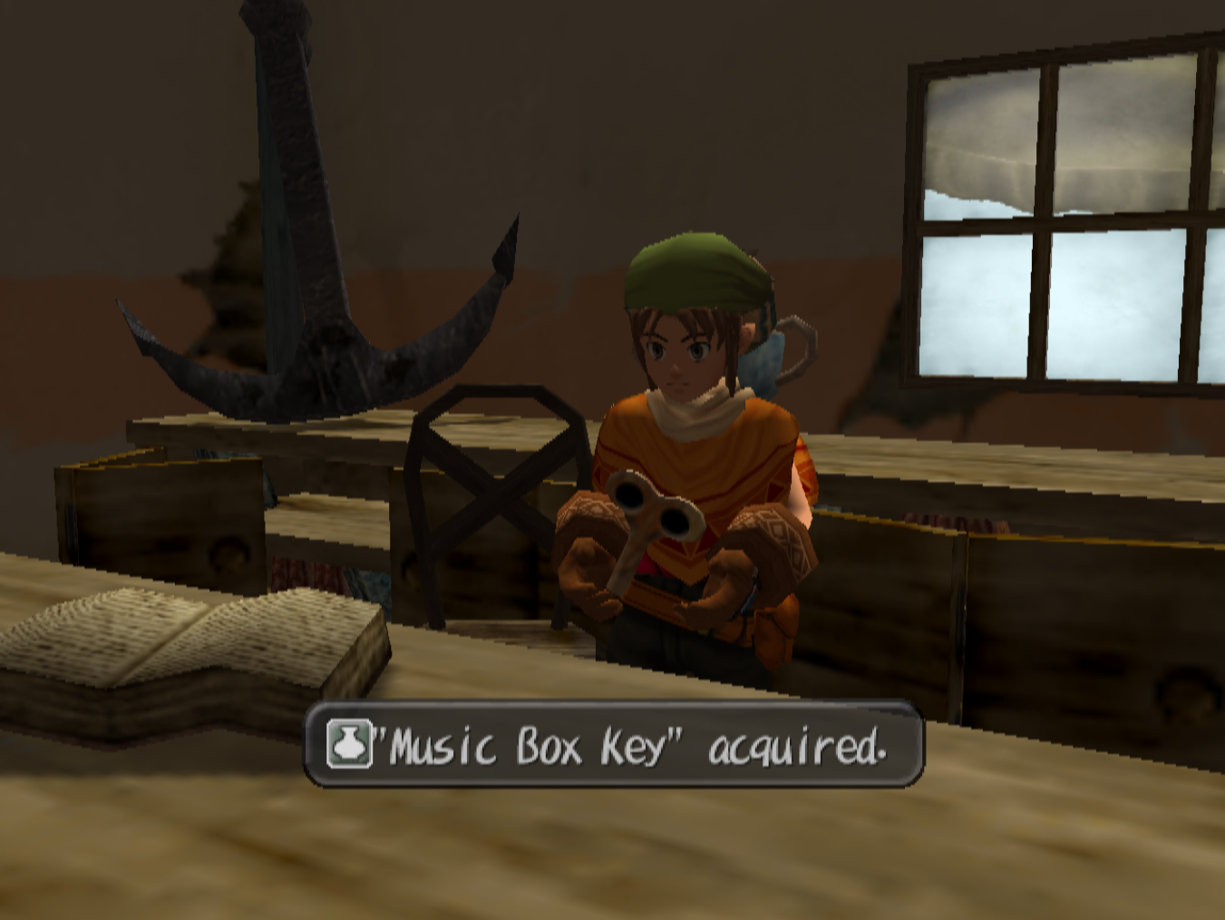 Music Box Key Obtained